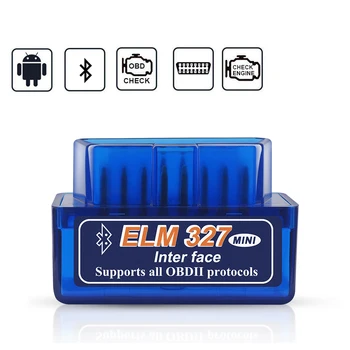 

V2.1 ELM327 Bluetooth Scanner OBDII Code Reader For Android Windows Symbian OBD2 Car Diagnostic Tool Automotivo Car Styling