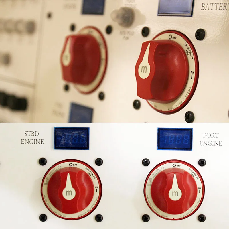 2 3 4 Position Battery Mass Switch Cut Single Dual  M-Series Marine Boat 12-48V 100-300A Heavy Duty Isolator Disconnect Rotary