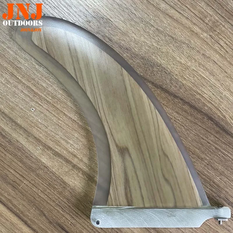 Wooden Sup Center Fins for Stand Up Paddle Board, 9"