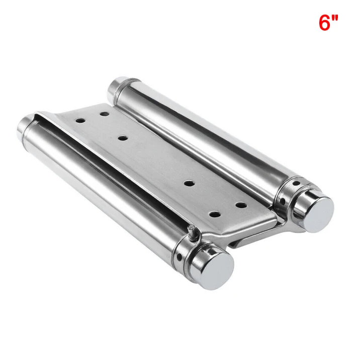 Hot 2 Pcs Stainless Steel Double Action Spring Door Hinge Durable for Cafe Bar Saloon LSK99