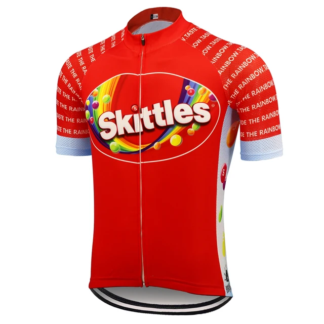 skittles cycling jersey