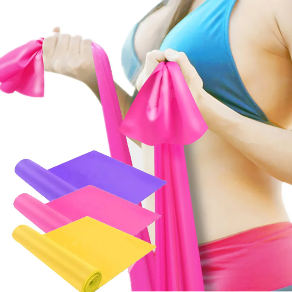 

3 Color/pc New Yoga Resistance Pilates Sport Training Workout Elastic Bands Rubber Bands Fitness Equipment Yoga Gym accessories