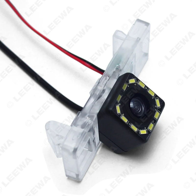 LEEWA Автомобильная камера заднего вида с 4LED/8LED/12LED для Citroen C2/C3/C4/C5/C6/C8/DS3/DS3/DS5 Nissan Armada резервная камера