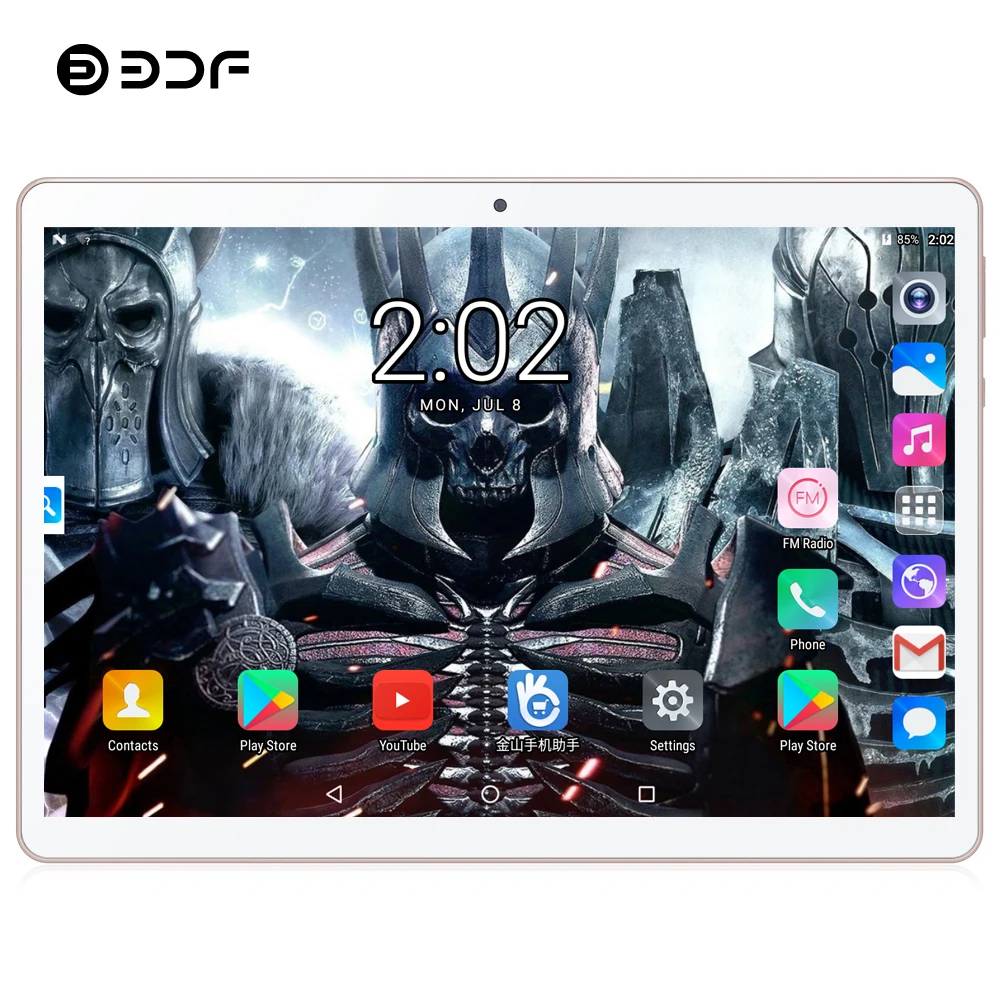 BDF планшет 10 дюймов Android 7,0 Восьмиядерный 4 Гб + 64 Гб планшетный ПК 3G планшет две sim-карты карточка-закладка Android ноутбук мобильный телефон