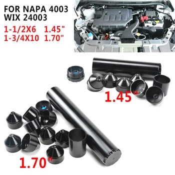 

11/13pcs 1/2-28 End Cap Fuel Filter For Napa 4003 WIX 24003 Aluminum 1-1/2X10 Solvent Trap 1.45" 1.70" Automobiles Filters Parts