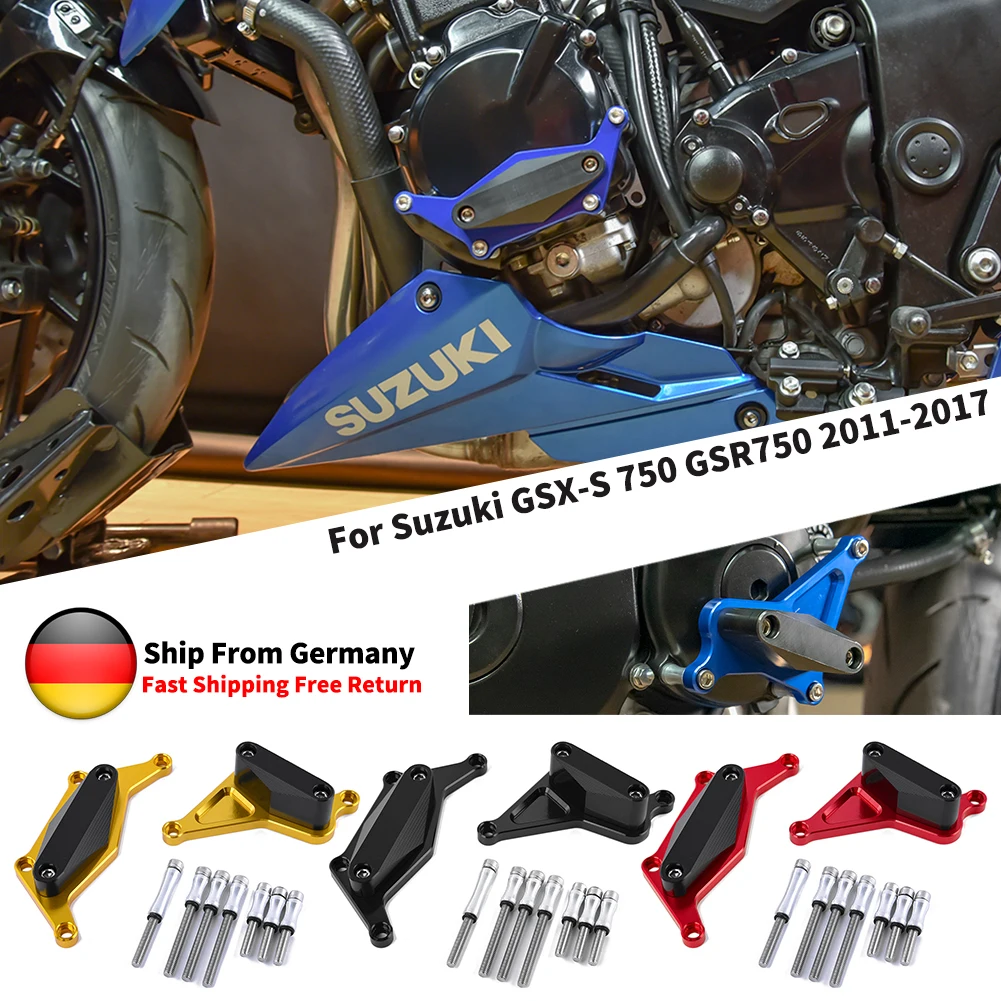 Motor Engine Stator Cover Crash Pad Frame Slider Protector Guard For