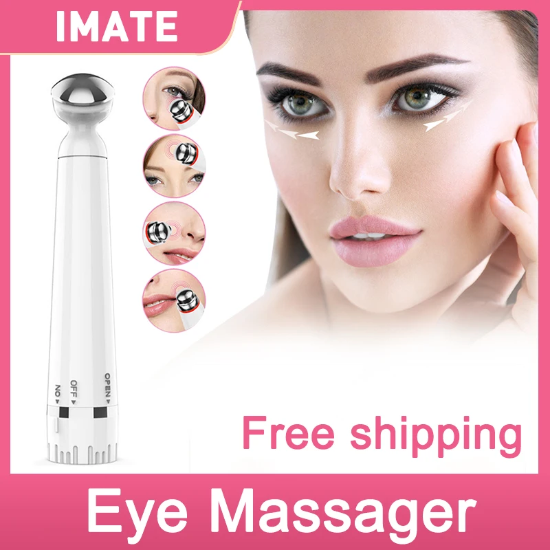 

Electric Eye Massager Wand Battery Operated Micro-Current Massager Reduces Dark Circles, Puffiness, Fine Lines