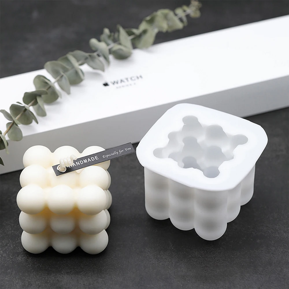 Silicone molds for Crafts 3d Rose Flower Candle Mold DIY Handmade Aromatherapy Candle Molds for plaster Candle holder Soap Form