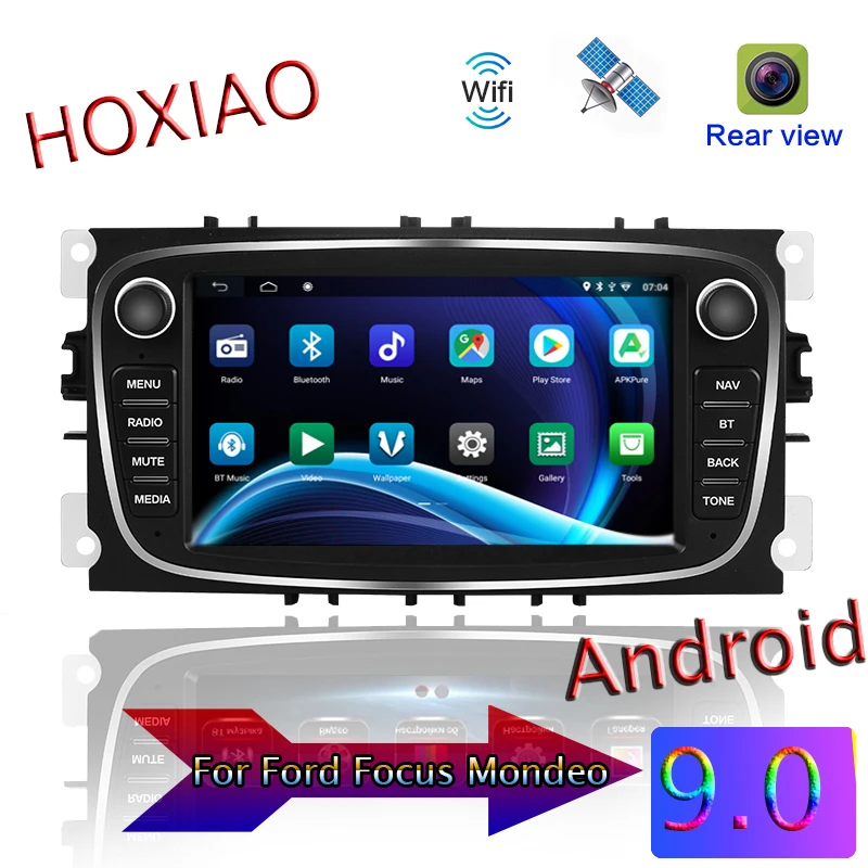 Радио 2 din автомобиль 7 &quotHD мультимедиа для Ford Focus плеер сенсорный экран авто
