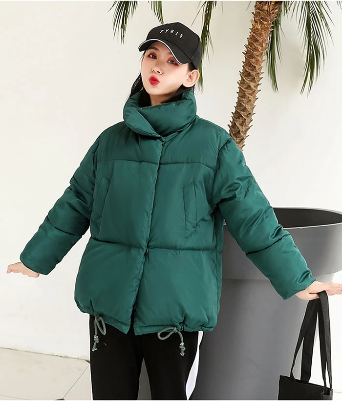 ZURICHOUSE/осенне-зимняя куртка для женщин, пальто, модная женская зимняя куртка-стойка, Женская парка, Теплое повседневное пальто большого размера