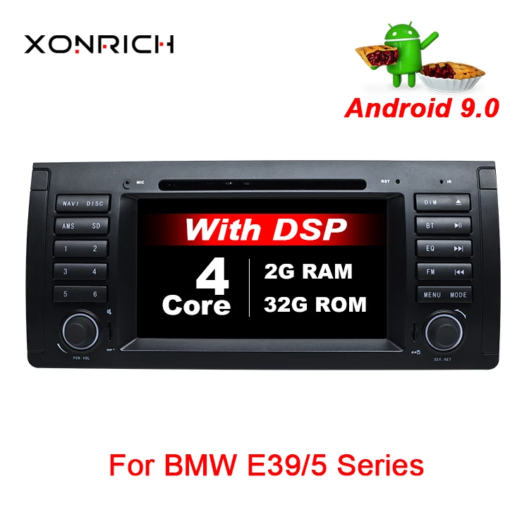 

Xonrich 1Din Android 9.0 Car DVD Player For BMW E39 BMW X5 E53 M5 AutoRadio Automotivo Stereo GPS Navi Wifi 4GCanbus OBD DSP