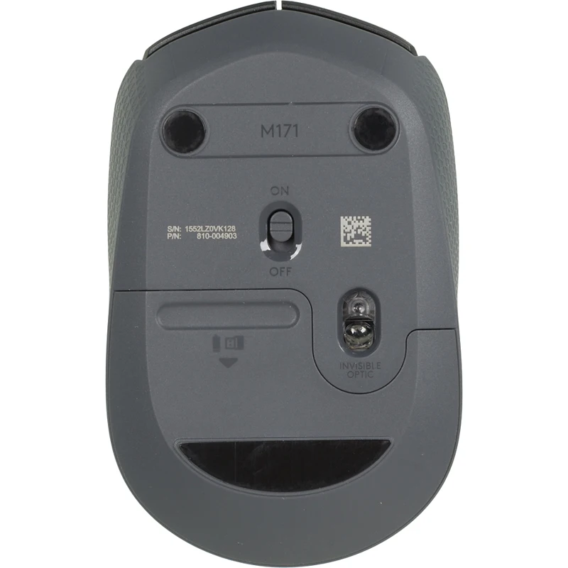 Мышь Logitech M171 черный оптическая(1000dpi) беспроводная USB(2but