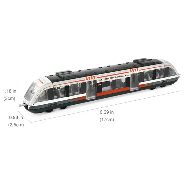 Simulation Alloy Metal High Speed Rail Diecast Train Toy Model Educational Toys Boys Children  Train Alloy Model Toys Gift 6