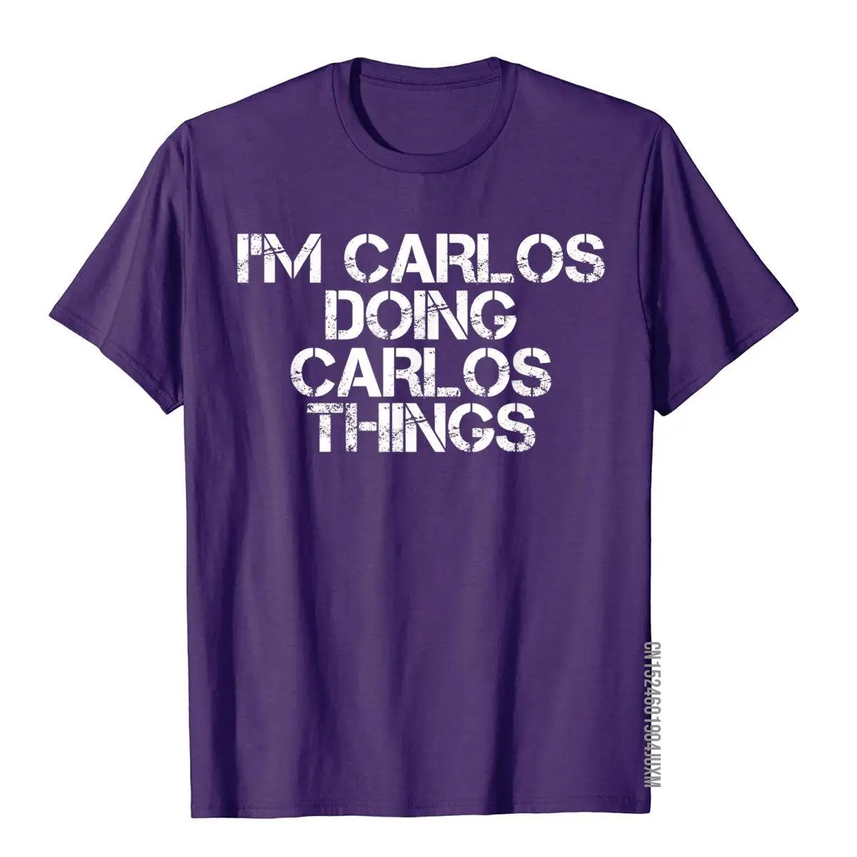 I'M CARLOS DOING CARLOS THINGS Shirt Funny Gift Idea__97A283purple