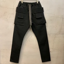 Owen Seak мужские брюки Готическая мужская одежда спортивные брюки летние легкие Женские однотонные свободные брюки размер XL