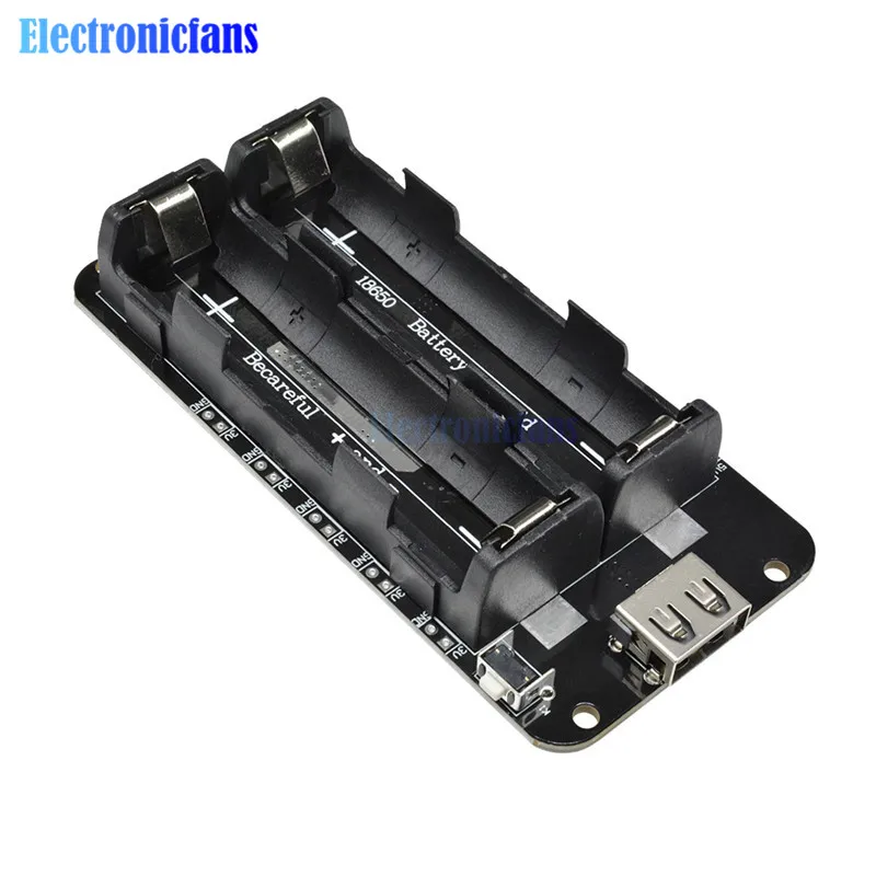 Двойной литиевый аккумулятор 18650 Φ V8 3V1A 5В 3A блок питания Micro USB зарядный модуль для