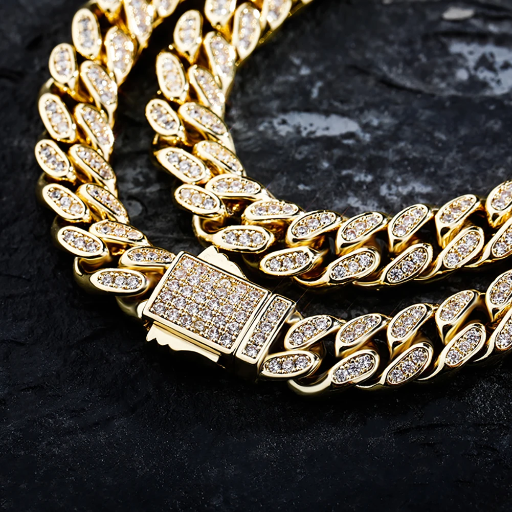 TOPGRILLZ 8mm Miami Cuban Link Chain In 