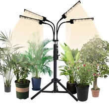 Dimmable Phyto Lamp AC100-240V Full Spectrum LED Plant Grow Lights Strip 72-288 LEDs Tripod Stand Grow Light for Indoor Plants