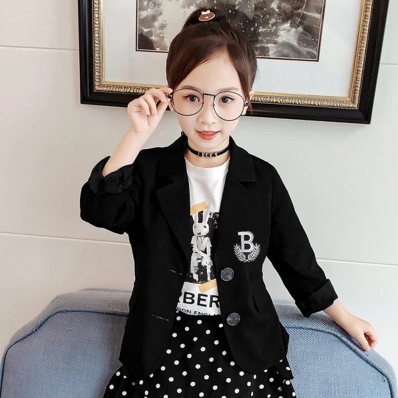 Baby Girl Coat 3-8T Toddler Kids Winter Girls Lapel Long Sleeve Warm Single-breasted Pocket Long Winter Coat