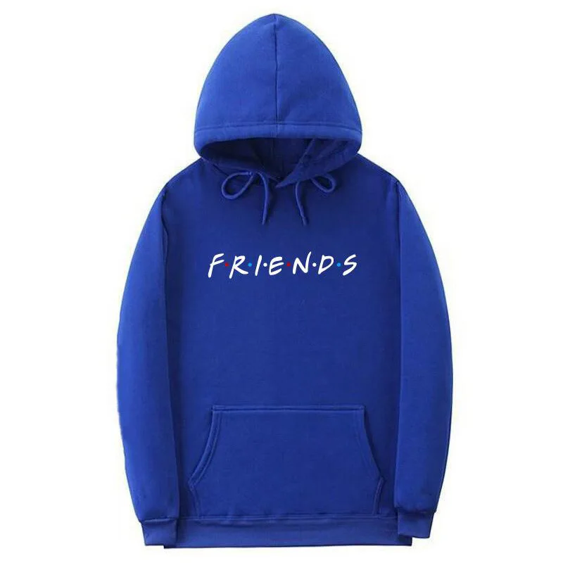 

2019 New Friends Tv Show Logo Printing Hoodies Sweatshirts The Screw Thread Cuff Women Hoodies Sweatshirt Hip Hop Clothing