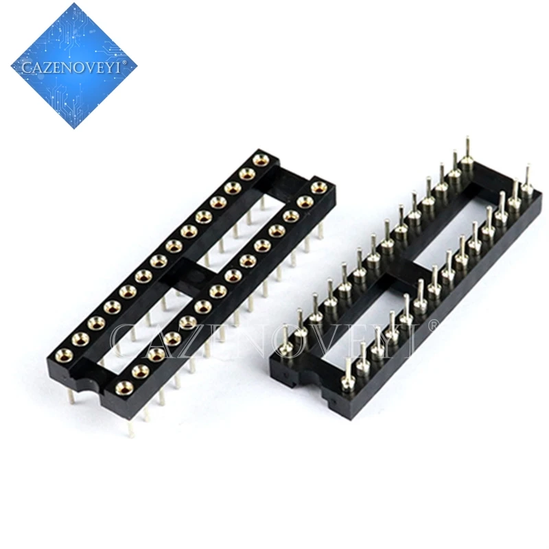 10pcs/lot IC socket and p narrow pin DIP28 feet foot chip carrier In Stock | Электронные компоненты и