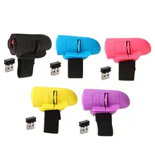 2,4 ГГц Беспроводная USB пальчиковая мышь, оптическая портативная мышь для ноутбука, ПК, настольный компьютер, беспроводные пальчиковые кольца, оптическая мини-мышь