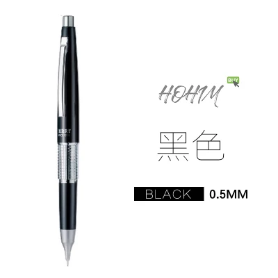 Одна штука Pentel P1035 Kerry механический карандаш металлический корпус 0,5 мм 4 цвета ручка для подписи офисные и школьные принадлежности - Цвет: Черный