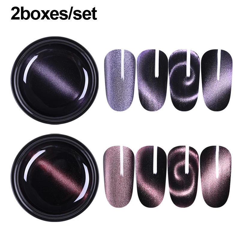 Set 3 WHID CHIC Магнитный 5D кошачий глаз УФ-гель для ногтей Магнит лак для ногтей нефритовый эффект УФ-гель лак для ногтей DIY Дизайн ногтей - Цвет: Set 3