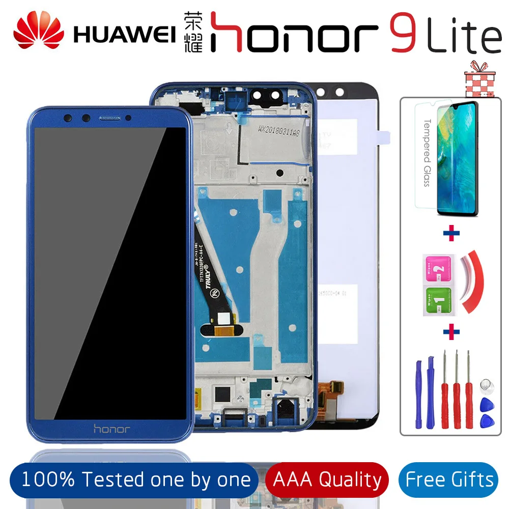 

5.65''Display For HUAWEI Honor 9 lite LCD Touch Screen with Frame for Full Assembly Replacement Huawei Honor 9 Youth LCD +Gifts