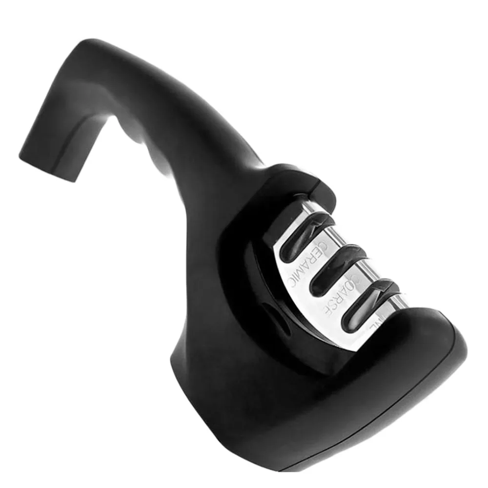 Professional Knife Sharpener Pull Through Diamond Tungsten Steel Carbide Knife Sharpener Kitchen Sharpening Tool 3 Colors