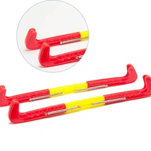 Короткая скоростная роликовая рама для катания на коньках, обувь для скоростных дорожек, пластиковая защитная крышка для лезвия, нескользящая, походная, 42 см, случайная отправка