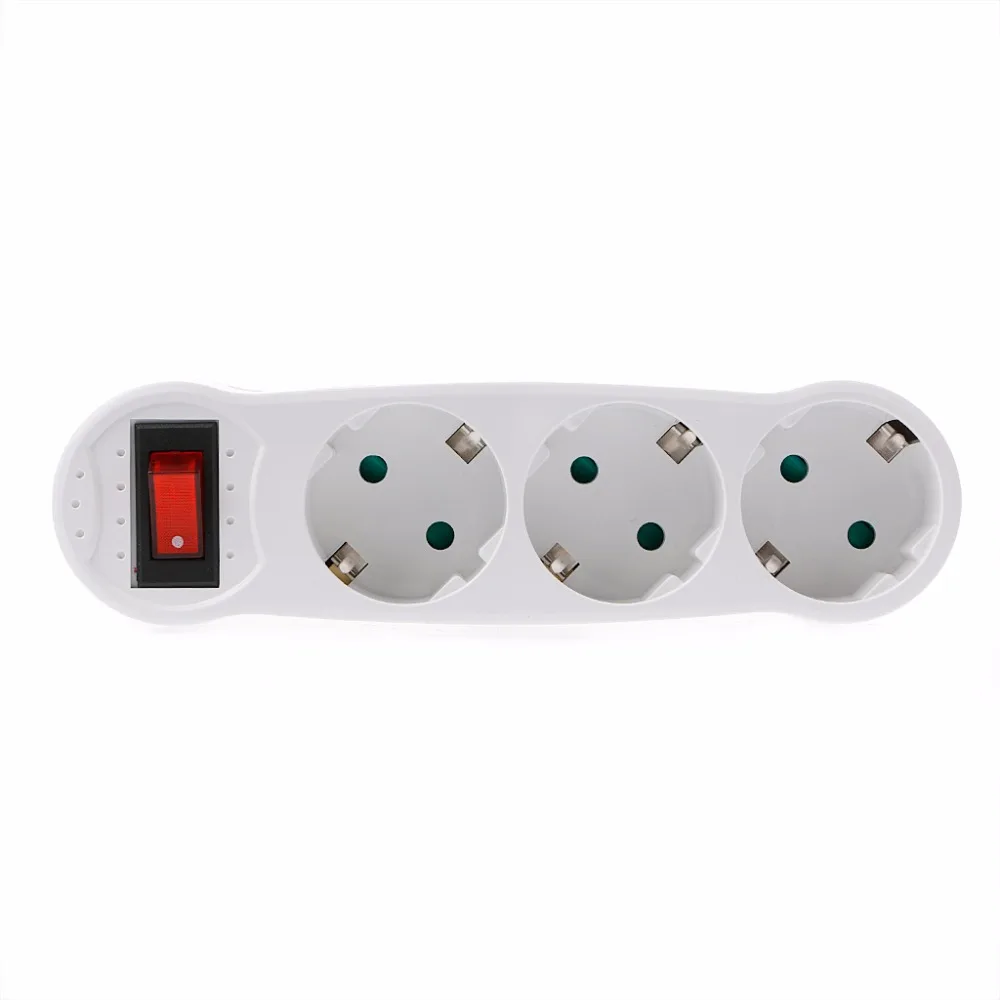 

16A European Type Conversion Plug 1 TO 3 Way EU Standard Power Adapter Socket