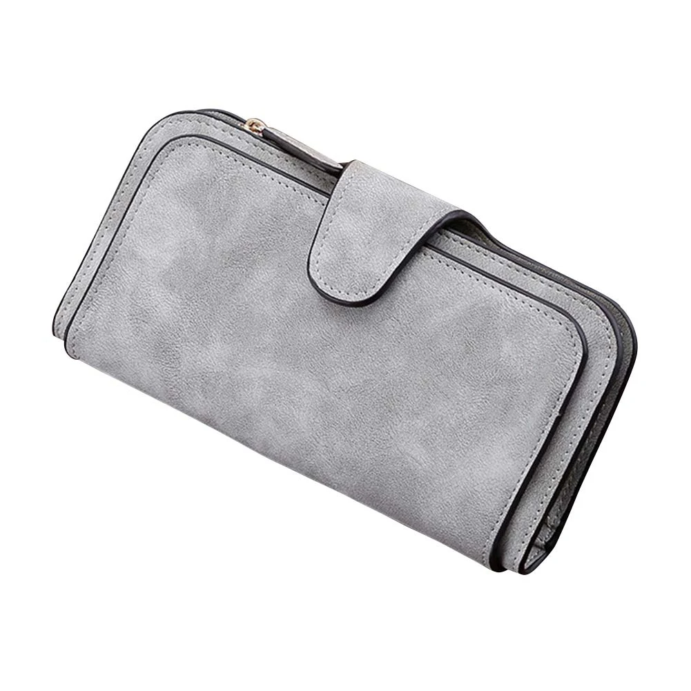 Высокая емкость Модные женские кошельки для девочек длинный мягкий PU кожаный кошелек женский на молнии Hap клатч с монетницей дамский браслет