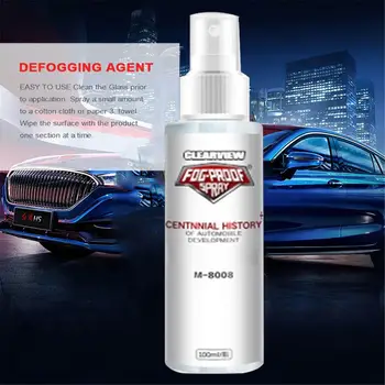 

100ml Car Glass Fog-proof Spray Glass Hydrophobic Coating Auto Window Cleaner Car Accessories Long-lasting Effect Spray For Car