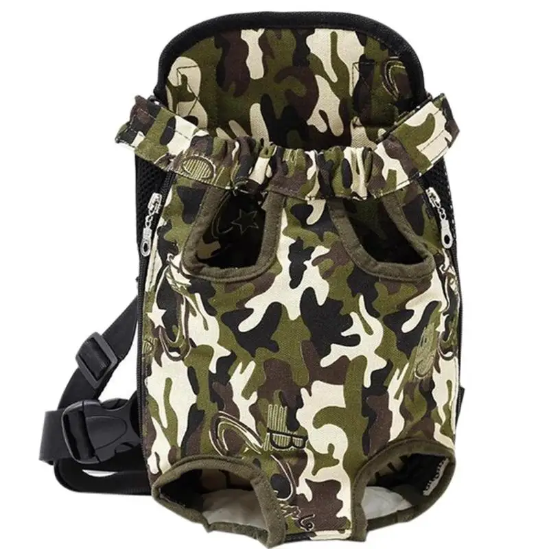 camouflage Переноска для собак сетчатый рюкзак сумка для собак товары для путешествий на открытом воздухе различные дополнительные ручки на плечо держатель для собак - Цвет: camouflage