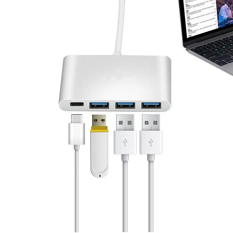 FULL-4in1 USB 3,1 type-C до 3 USB 3,0 USB-C зарядный порт концентратор адаптер конвертер данных