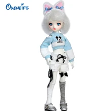 SQ מעבדה מו Chibi 1/6 BJD SD שרף דגם תינוק בנות בני בובות משלוח עיני מתנות יום הולדת באיכות גבוהה חנות fullset OUENEIFS(China)