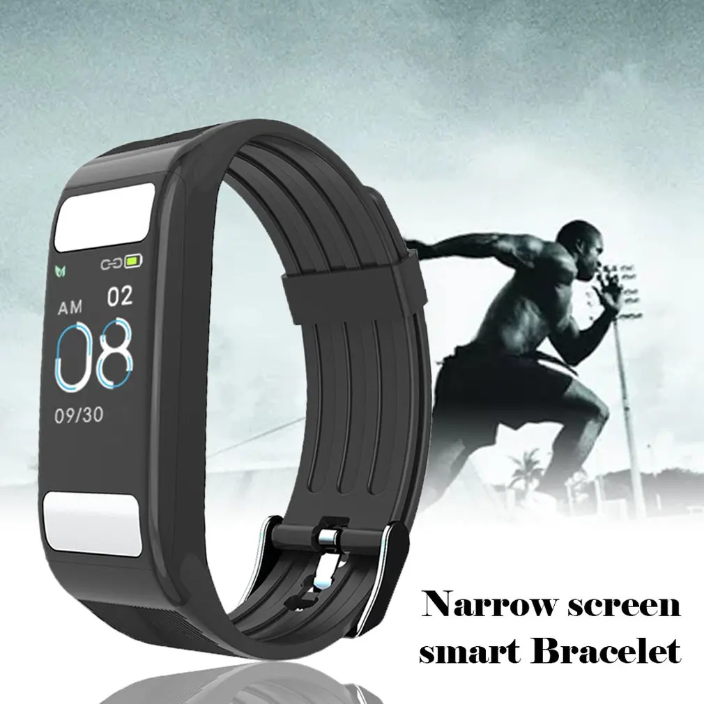 

Ecg Smart Bracelet Heart Rate Ecg Health Monitoring Swimming Waterproof Sports Bracelet Professional Smart Bracelet T9