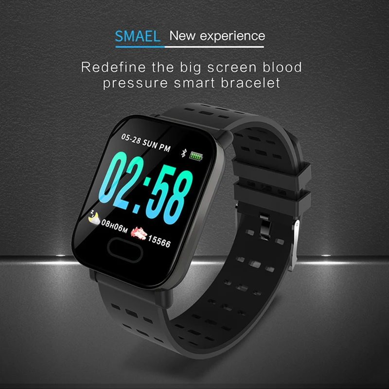 SMAEL PJ22 bluetooth Смарт часы мужские спортивные шаг движения метр сердечного ритма здоровья монитор android IOS Многофункциональный водонепроницаемый
