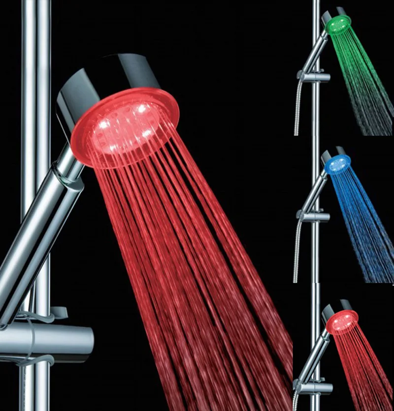 

LED Sprinkler Temperature Control Three-Color Temperature Color Changing Hot Sales Gift Shining Shower SDS-A17 Cross Border Elec