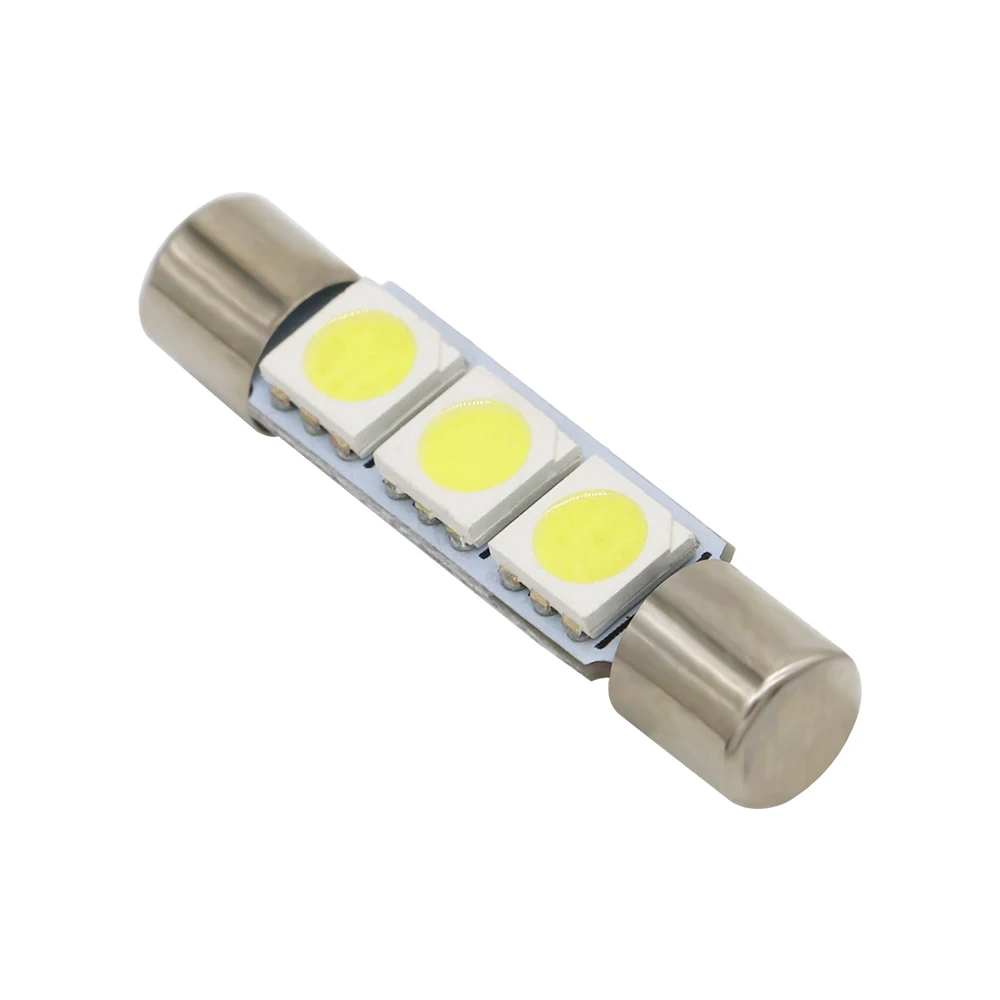 H4 светодиодная линза лампа автомобильная фара 12V 4 x enon Лампа Белая 3-SMD 6641 для автомобиля солнцезащитный козырек косметическое зеркало предохранитель фары