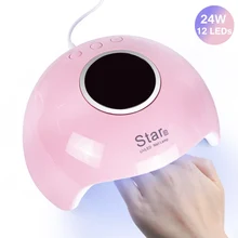 24 Вт/9 Вт УФ светодиодная лампа для сушки ногтей для лечения всех гель-лаков для ногтей лампа для маникюра инфракрасный зондирующий usb-разъем JIStar6/Mini