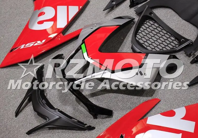 Полный комплект обтекателя для Aprilia RSV4 1000 2010 2011 2012 2013 АБС-пластик изготовленный на заказ