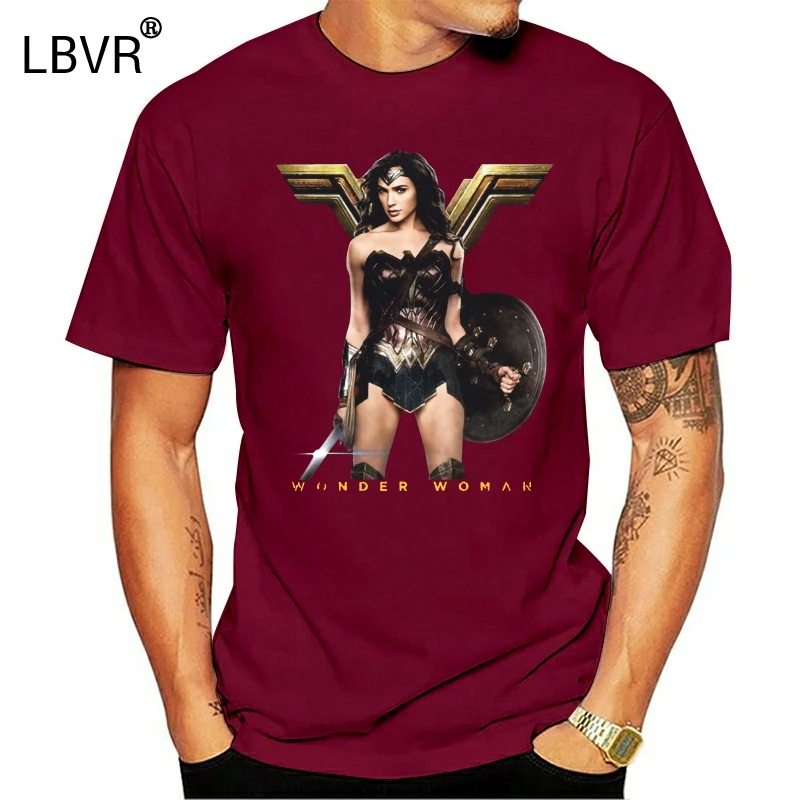 New Wonder Woman Gal Gadot Super Hero Men T Shirt Size S - 2xl Cotton Low Price Top Tee For Teen Girls | Мужская одежда