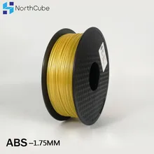 ABS нити для 3D принтера 1,75 мм 1 кг печатные материалы 3D пластиковые печатные нити золото