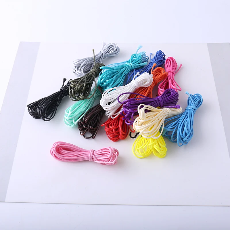 

Hot Sale Multicolor 10M Round Elastic Band High Quality Female DIY Jewelry Bracelet Sewing Accessories High Elastic Band