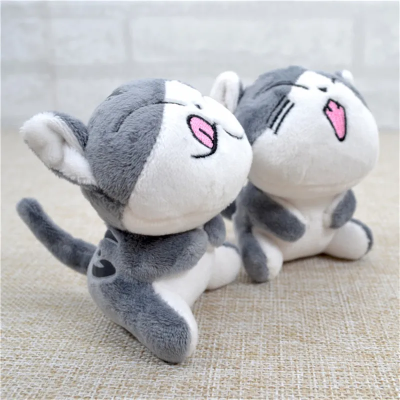 plush cat keychain