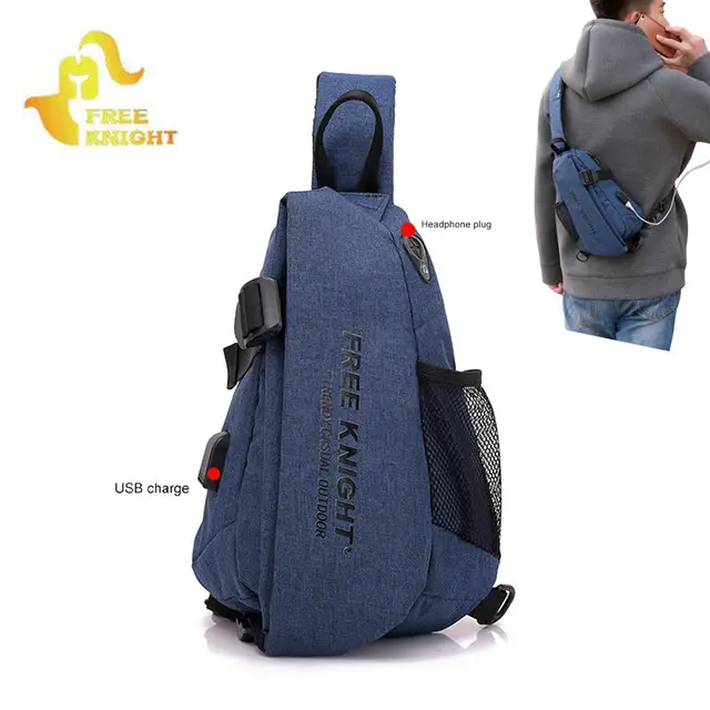 US $16.73 Brand Chest Bag Gym Fitness Sports Backpacks Backpack Camping Hiking Bags Men's School Bag Shoulder