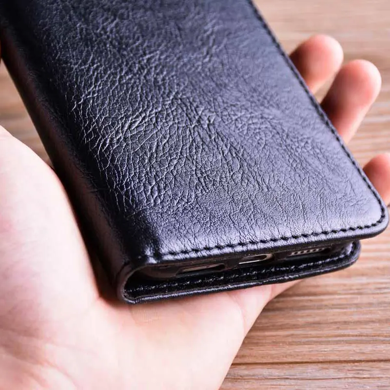 Классический Кожаный чехол-бумажник SILKIE для huawei Y5 Y6 Y9 Prime с отделением для карт без магнита