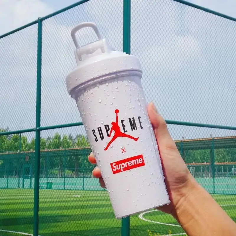 Water Cup Plastic Shake Cup Sports Fitness Cup Large Capacity Kettle Portable Summer Water Bottle Space Cup